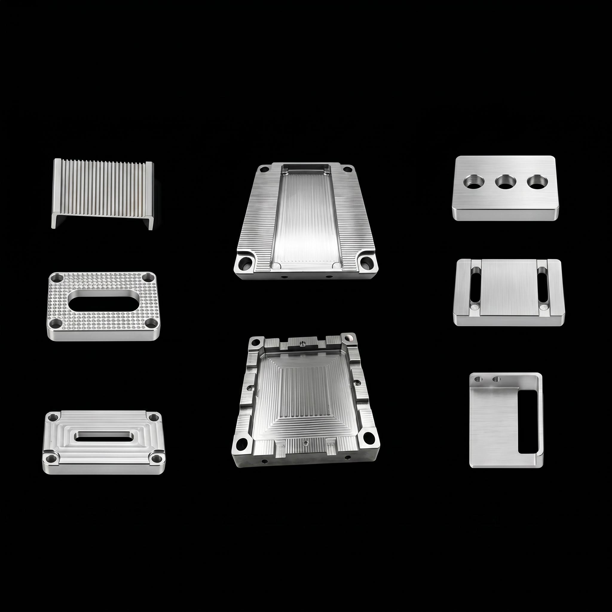 Aluminum CNC machined parts and components