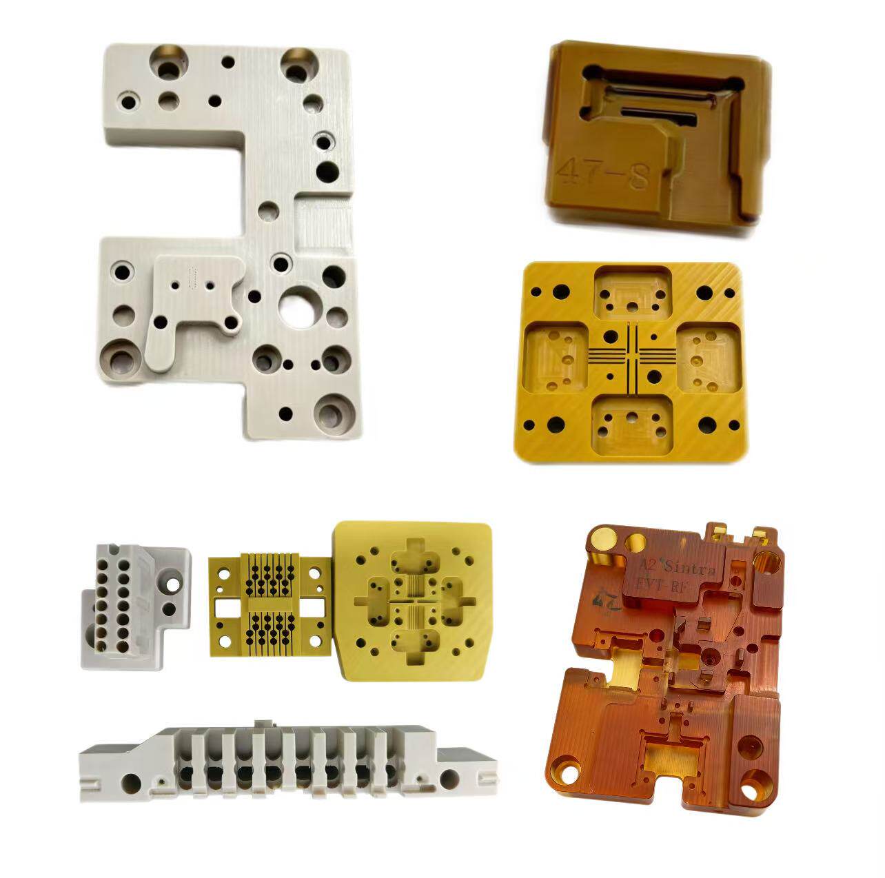 CNC precision machining process — metal component